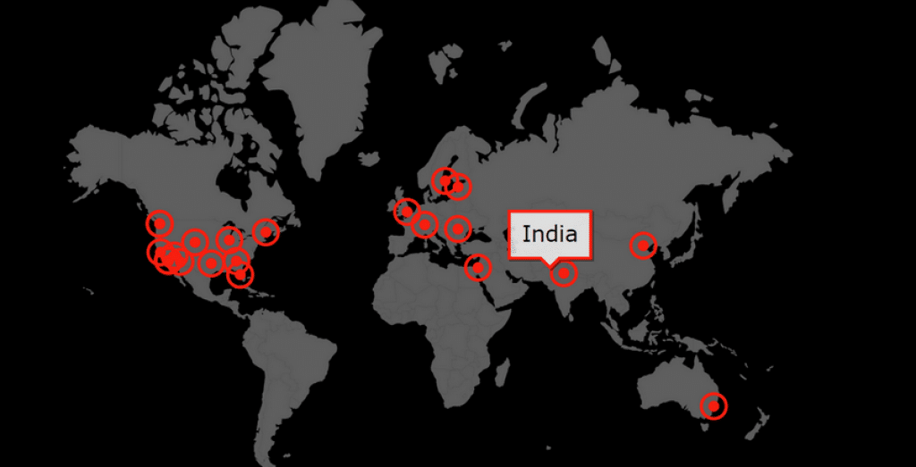 server Location of squidproxies