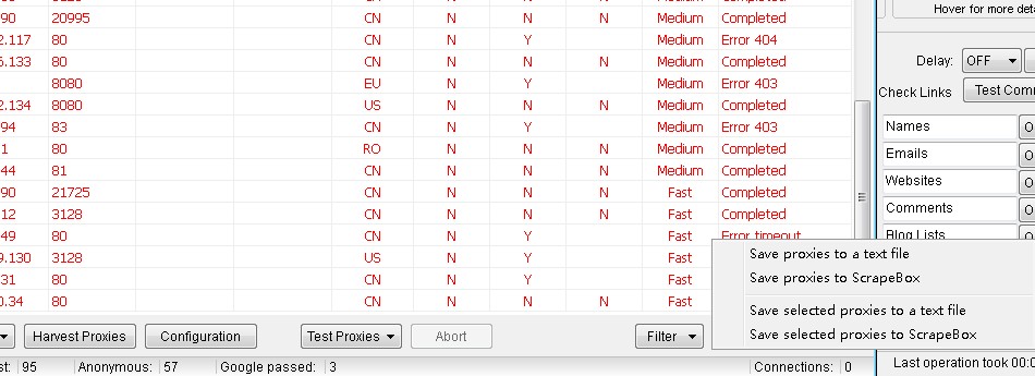 scrapebox proxies save