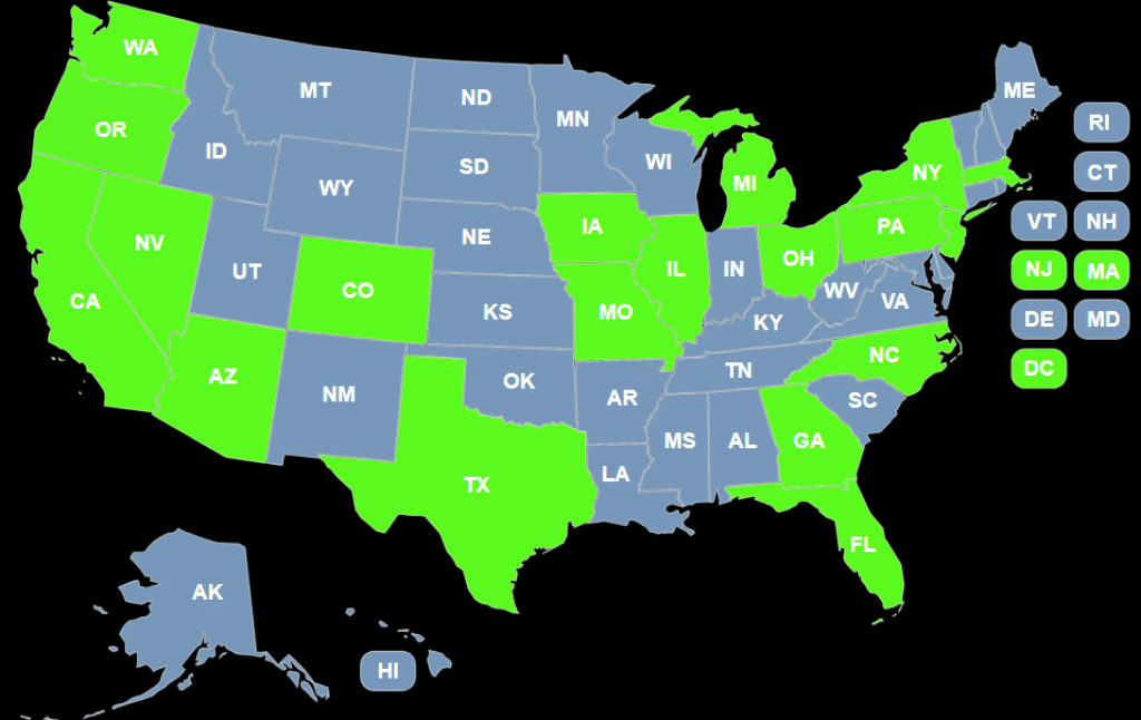 location of datacenters