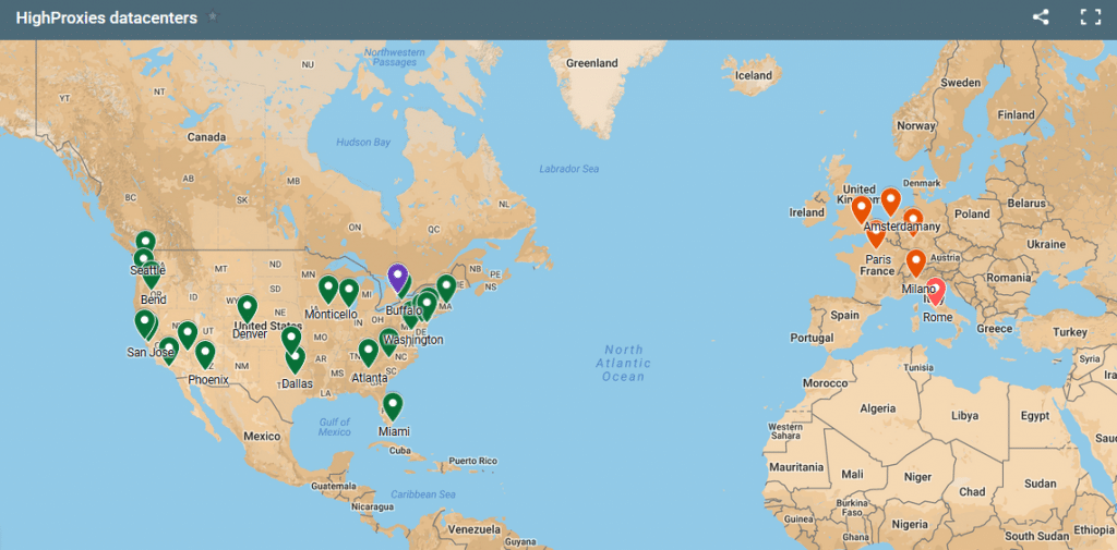 HighProxies datacenters