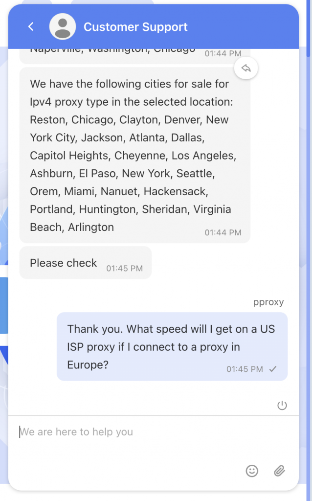 Youproxy.io Customer Support