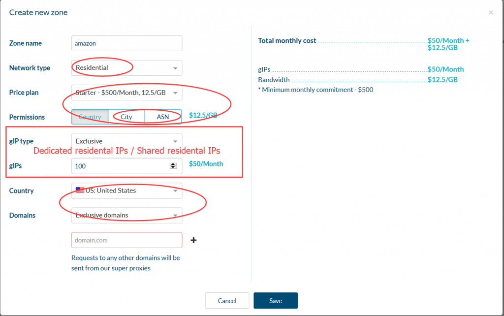 Set up your Residential Proxy networks