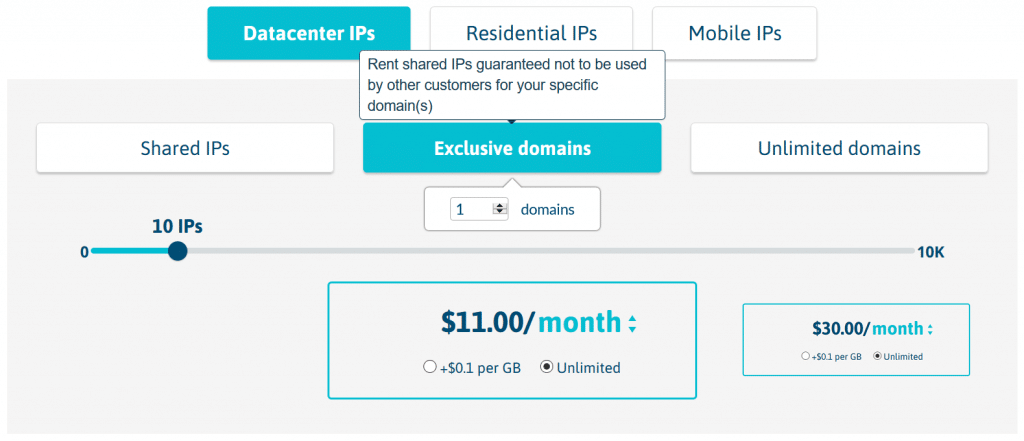 datacenter ips price plan