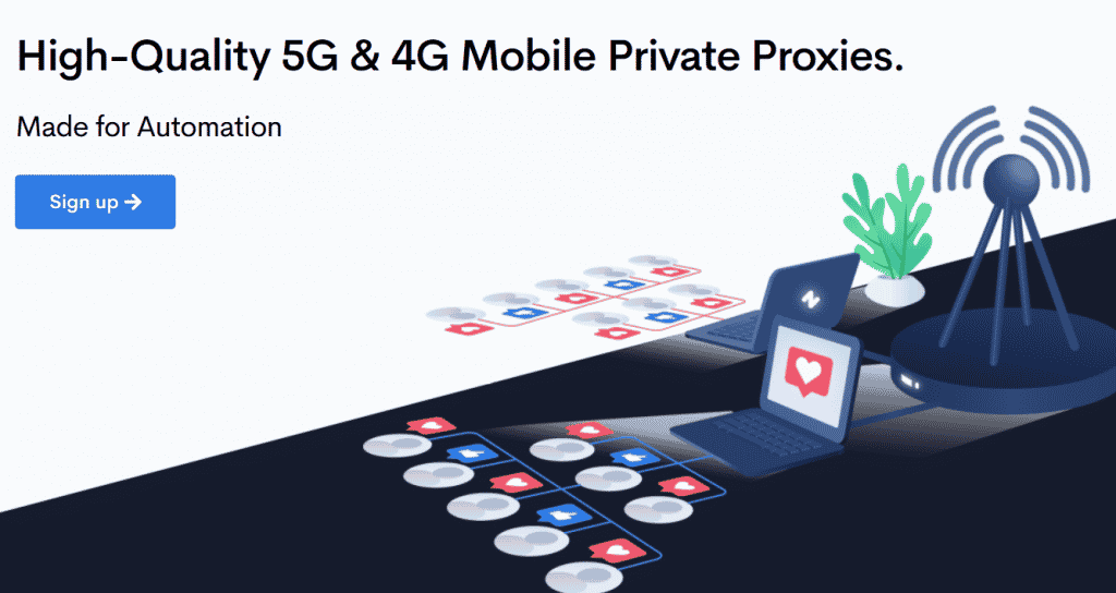 The Social Proxy - 5G mobile proxy