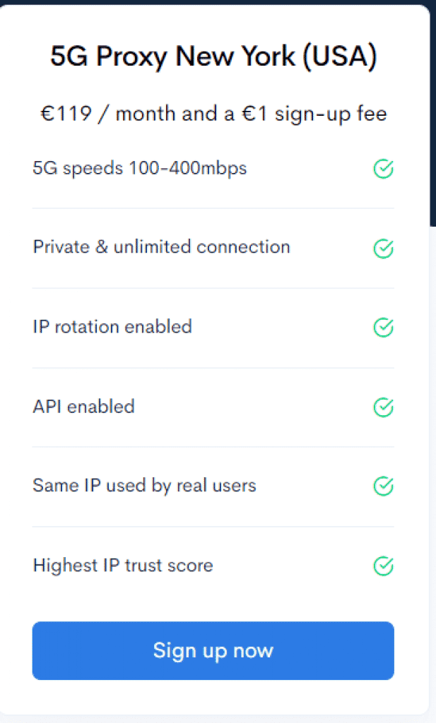 US 5G proxy