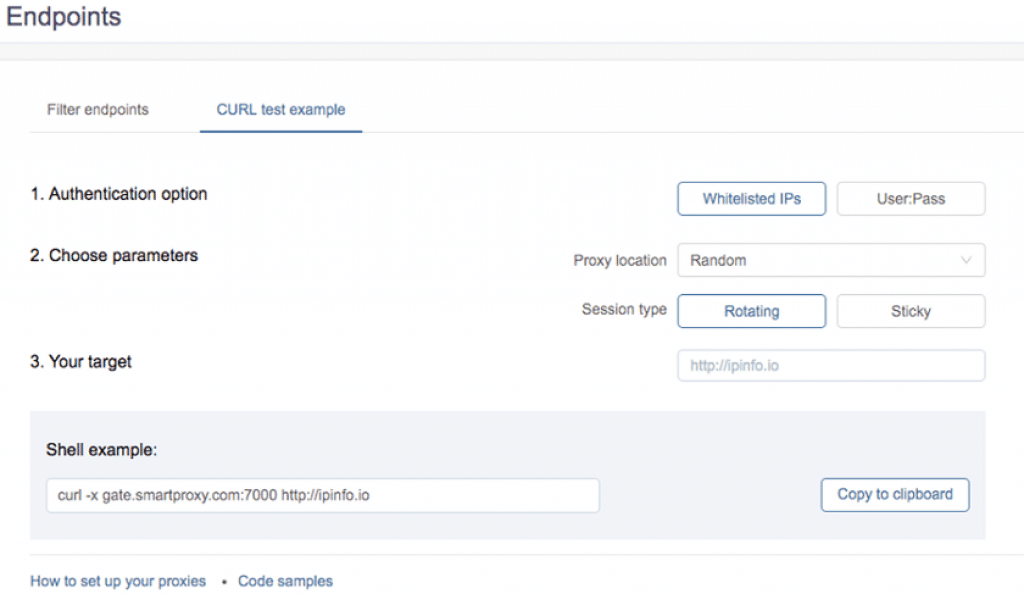 endpoint of smartproxy