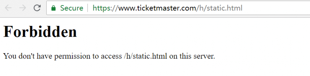 IP ban by ticketmaster.com