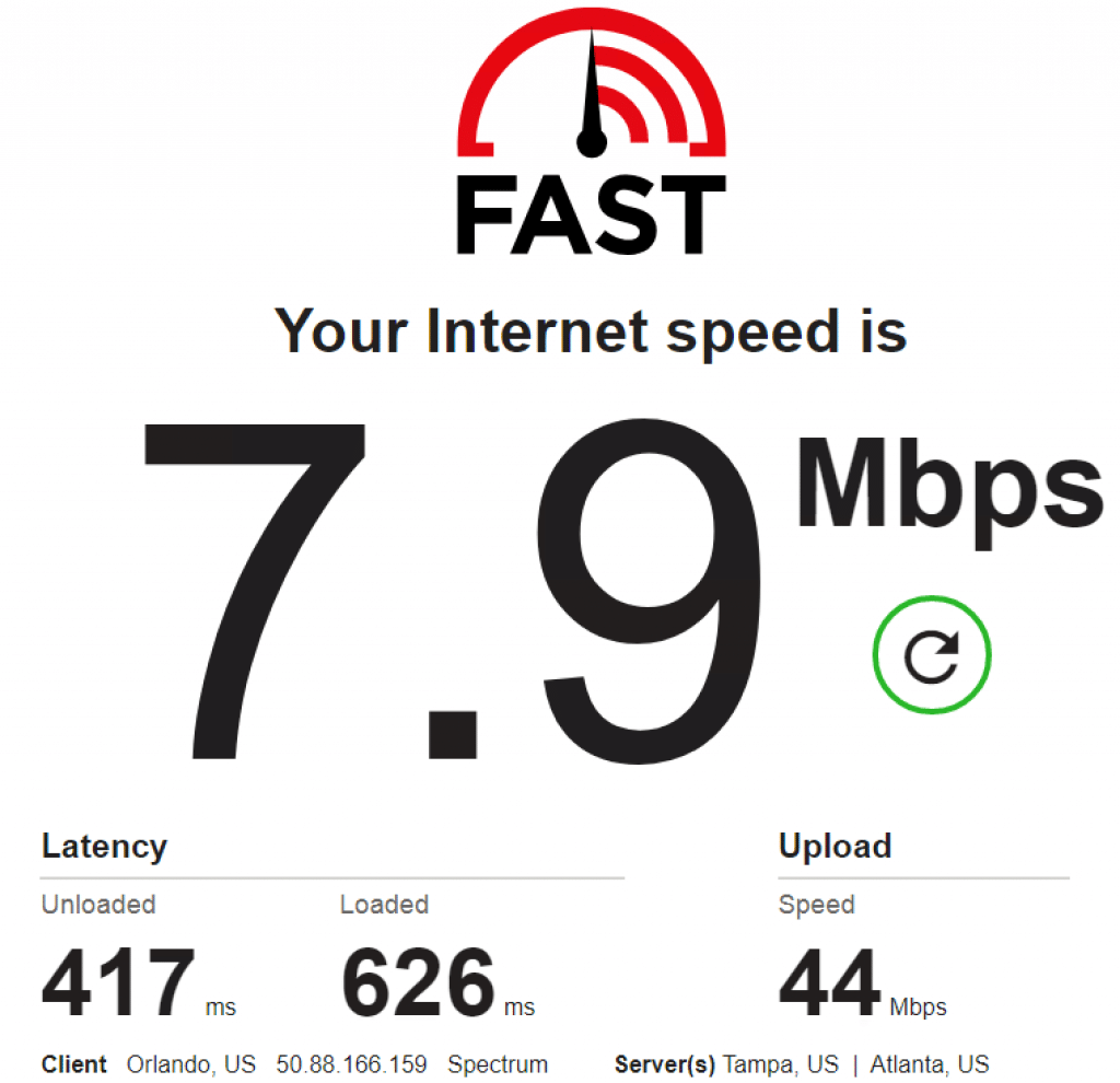 speed test: 50.88.166.159