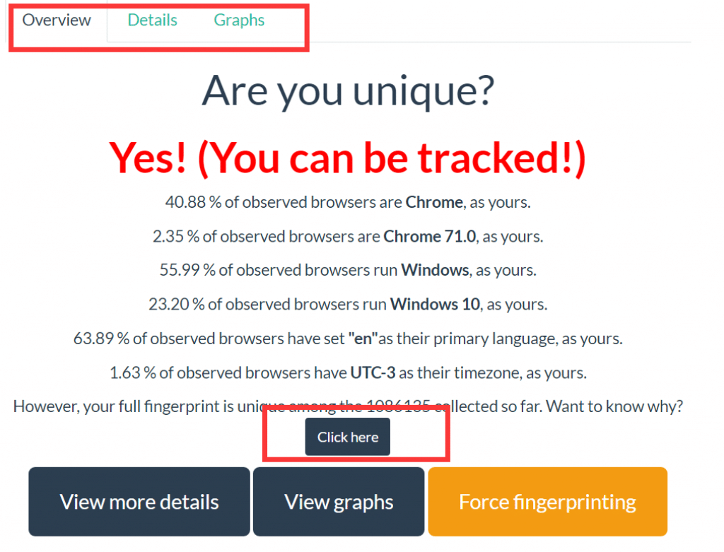 Am I unique test