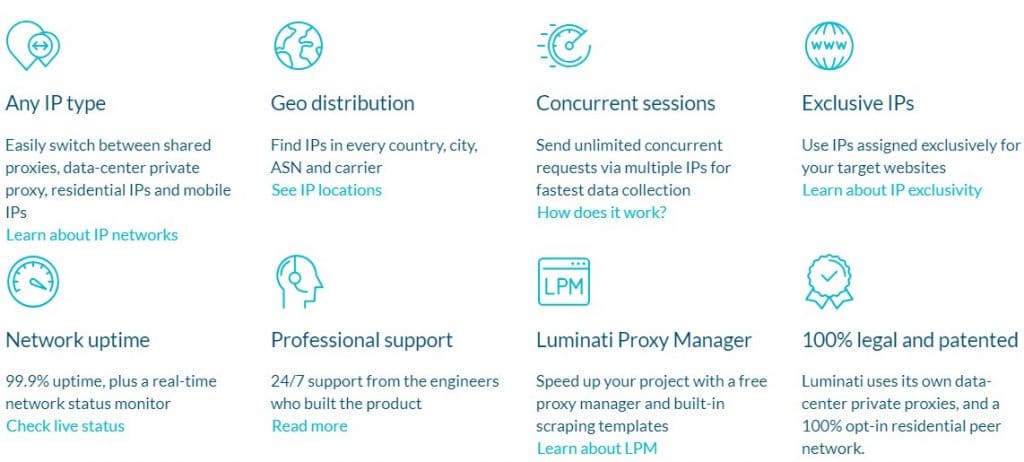 Why choose Luminati