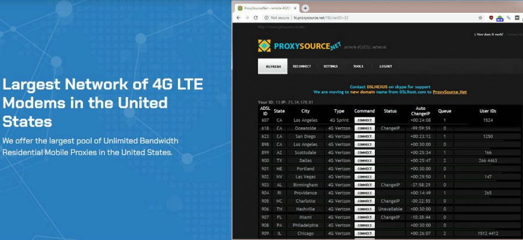 Proxy Source 4G LTE PROXIES