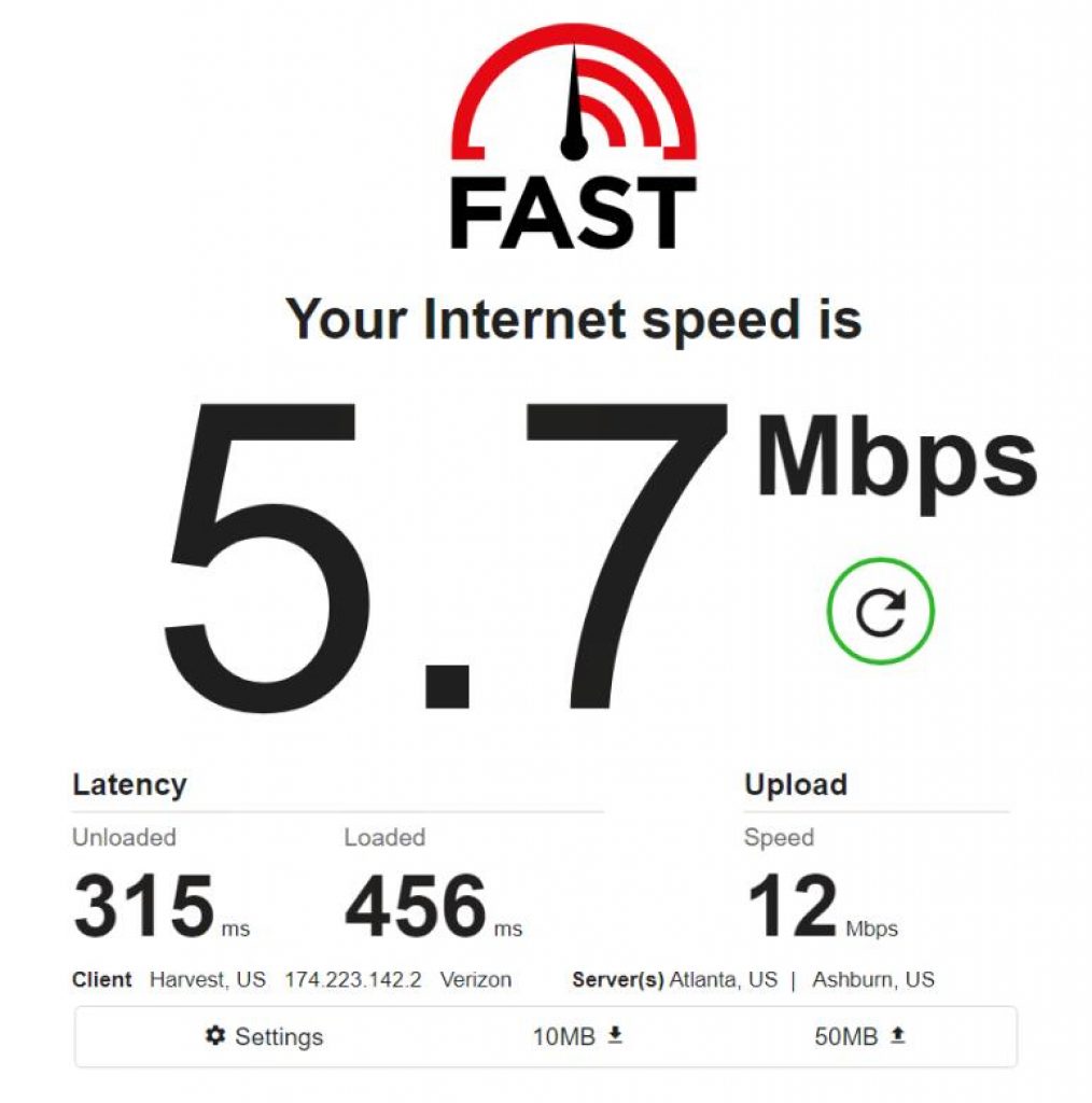 Mobile IPv4 / Location: US / Test 2