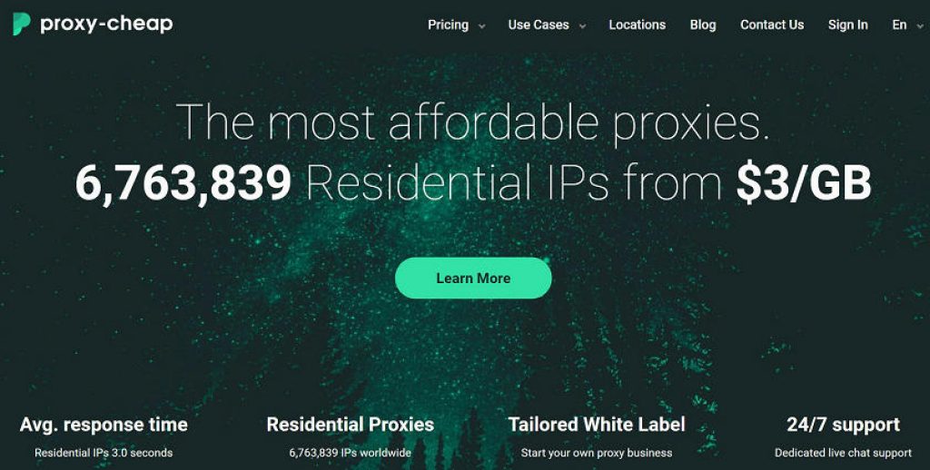 proxy-cheap Residential IPs