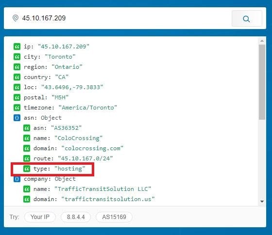 Fineproxy ISP Testing result