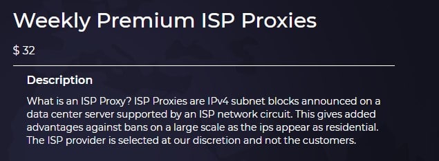 Surge Proxies Premium ISP Proxy Plans