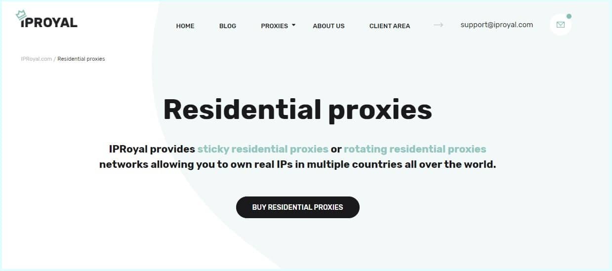IPRoyal Residential proxies
