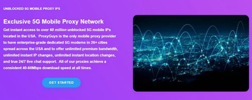 ProxyGuys mobile proxy