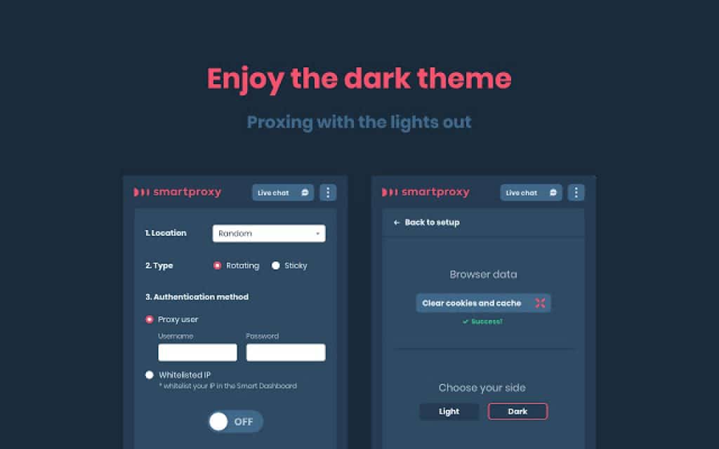 Smartproxy User Experience