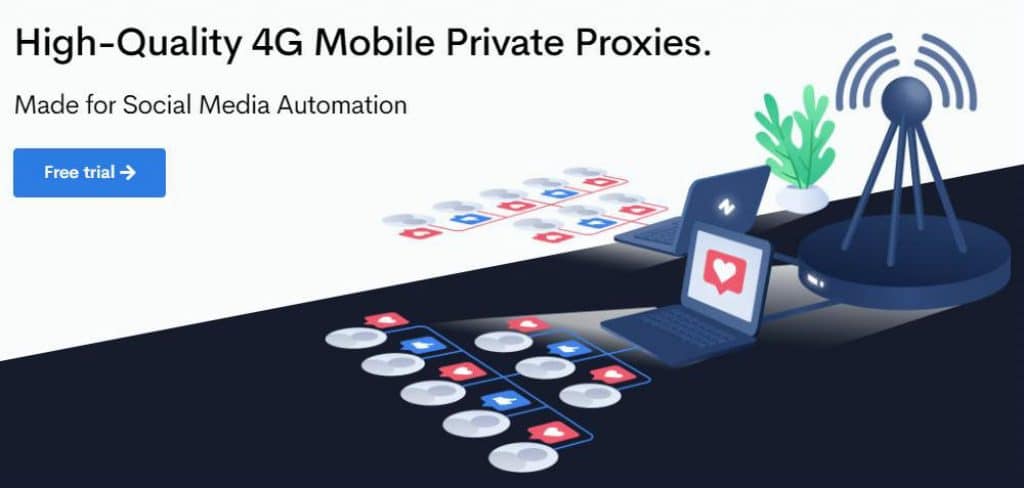 The Social Proxy mobile proxy