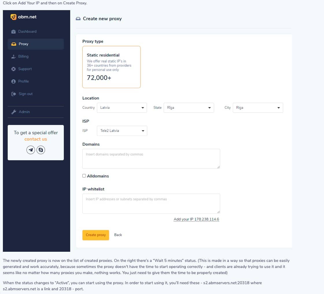 abm.net proxy tab