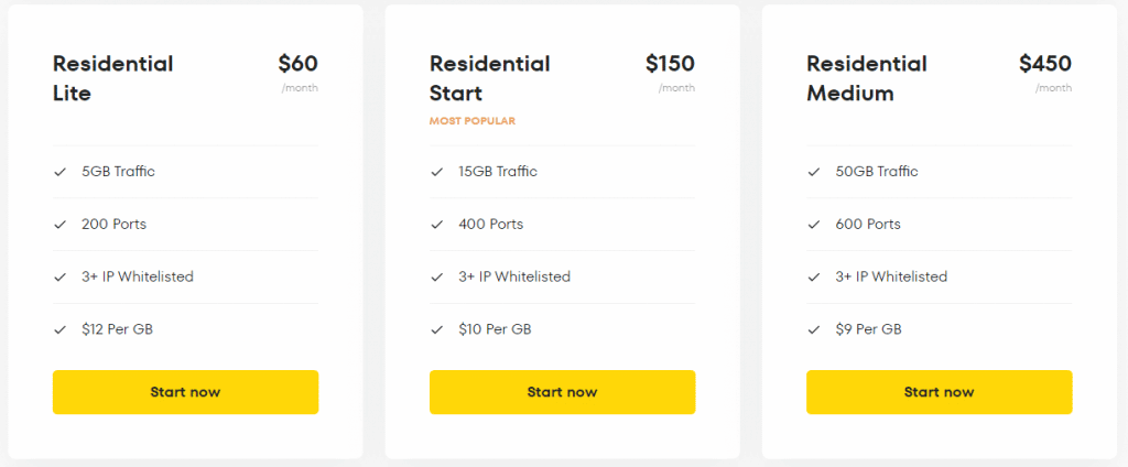 Froxy residential proxy