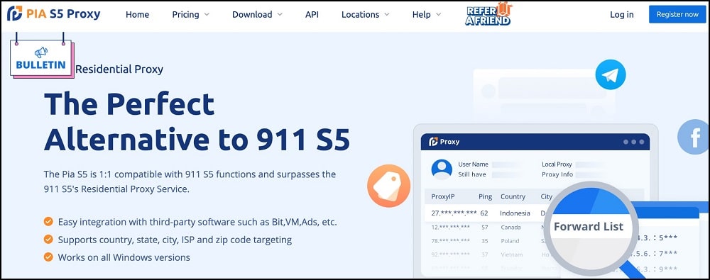 PIA S5 Proxy Overview