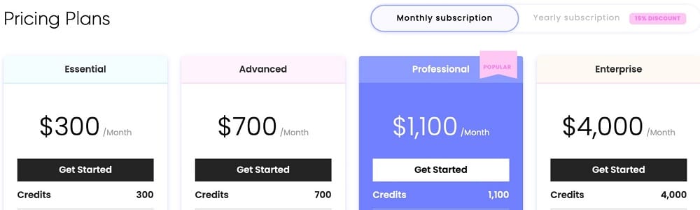 Nimbleway Pricing