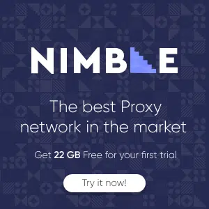 nimbleway - rotating proxies