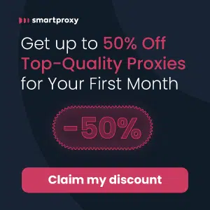 High quality residential proxies of Smartproxy.com