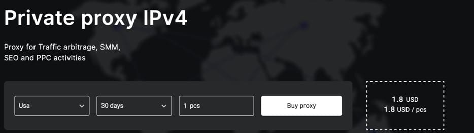 Private Proxies (IPv4)