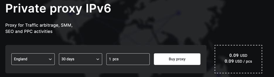 Private Proxies (IPv6)