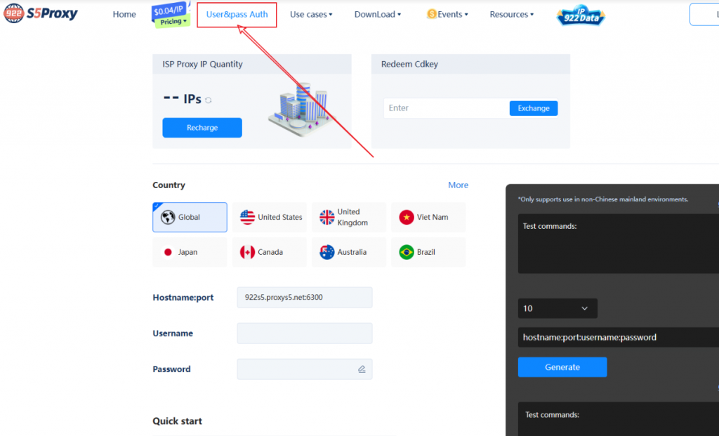 how to use 922 proxy