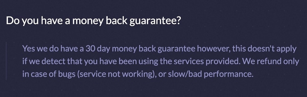 ChangeMyIP Work Guarantee