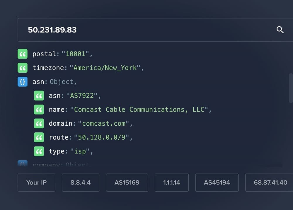 ISP and Geolocation Test of Anonymous-proxies