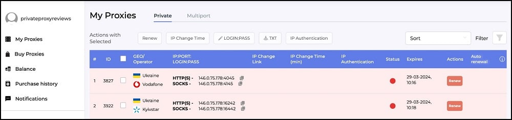 KeyProxy Dashboard