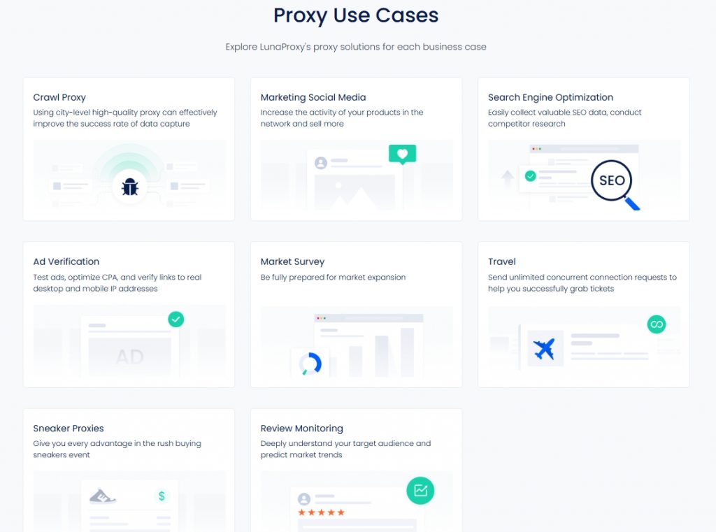 LunaProxy Use Cases