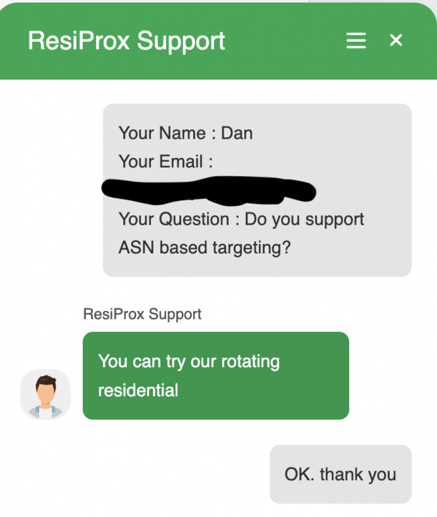 ResiProx 支持